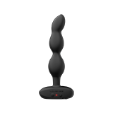 novamate Ridge is rotating & vibrating anal beads, offering prostate orgasm for men and G spot & A spot pleasure for women indirectly with remote control play.